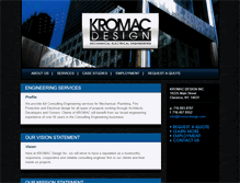 Tablet Screenshot of kromacdesign.com